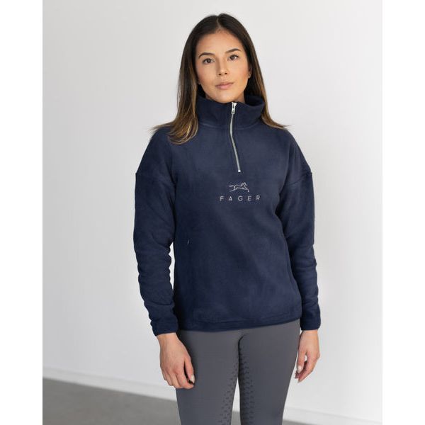 Fager Molly Half-zip fleece Navy