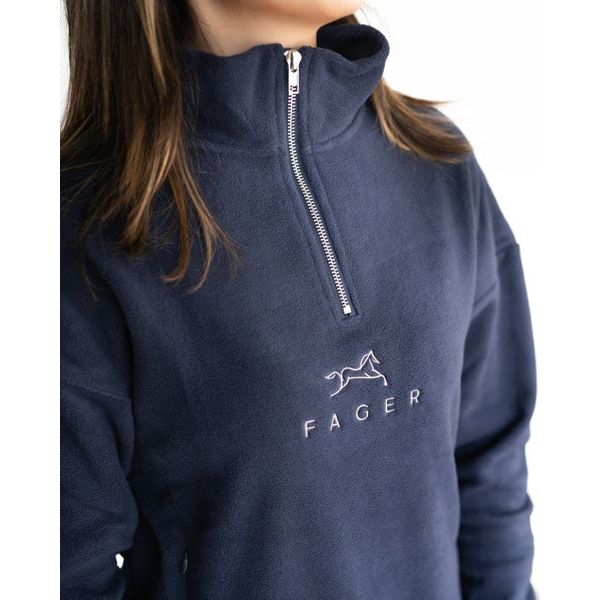 Fager Molly Half-zip fleece Navy