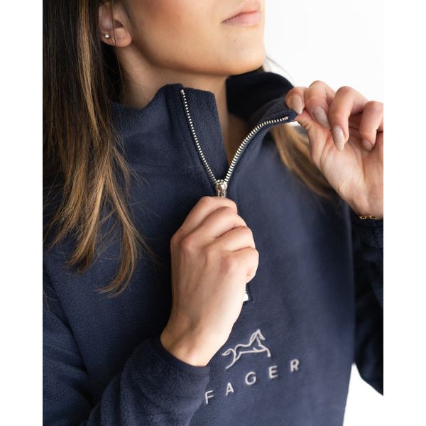 Fager Molly Half-zip fleece Navy