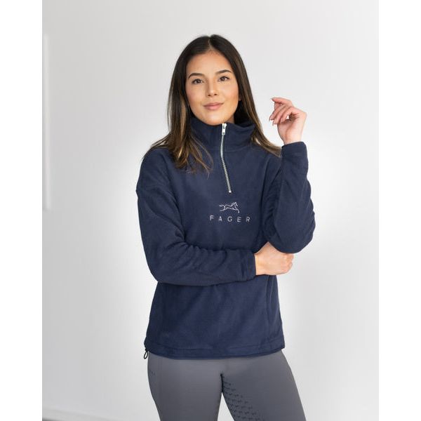 Fager Molly Half-zip fleece Navy