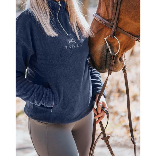 Fager Molly Half-zip fleece Navy