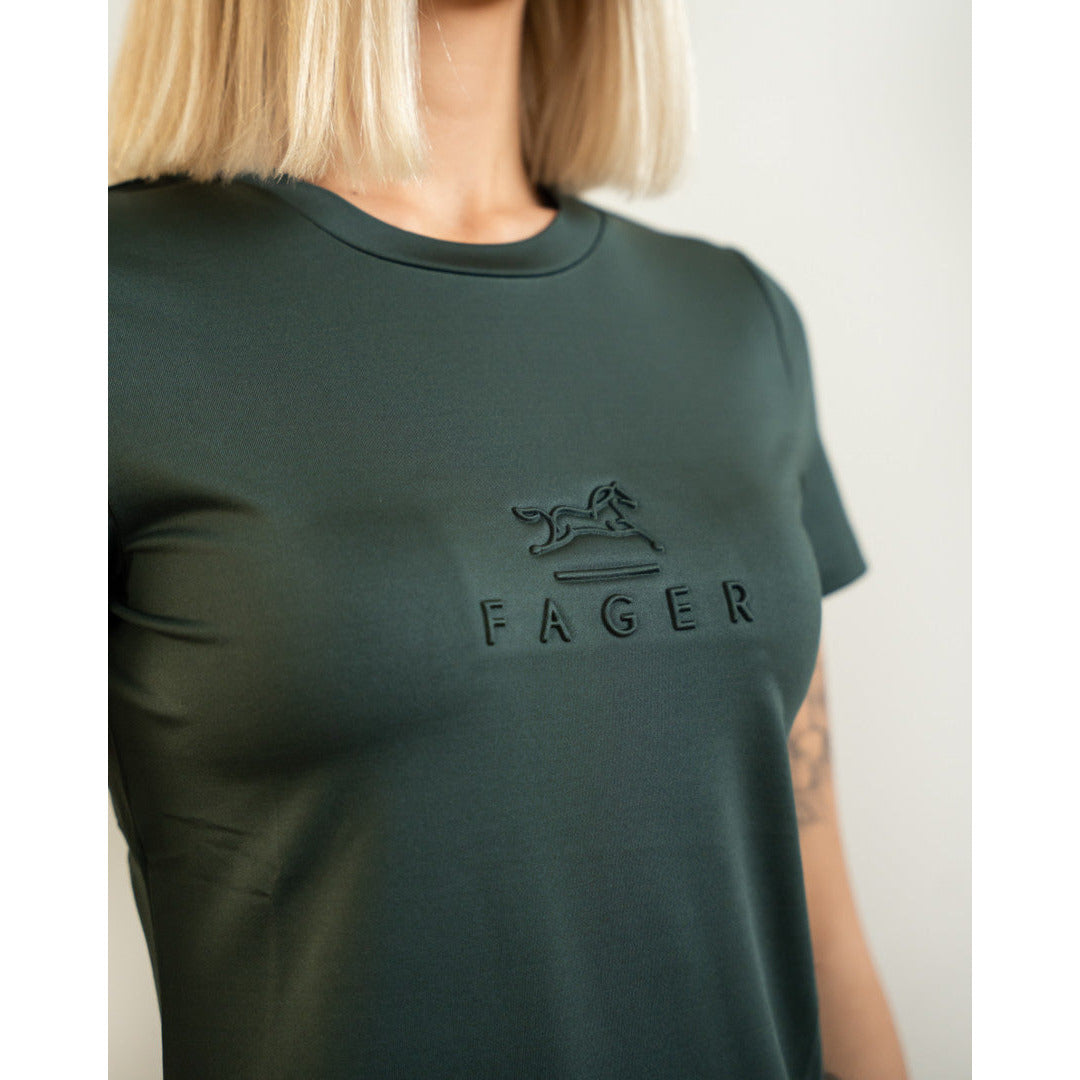 Fager Ida Short sleeve T-shirt Dark green