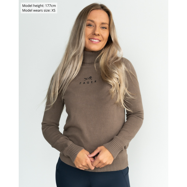 Fager Jackie Turtleneck Sweater Beige