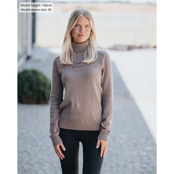 Fager Jackie Turtleneck Sweater Beige