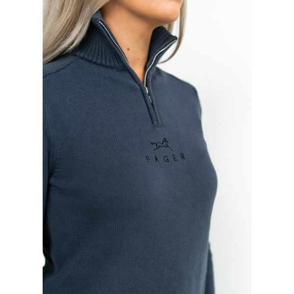 Fager Kim Half Zip Sweater Navy