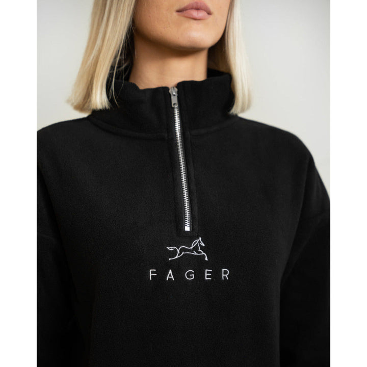 Fager Molly Half-zip fleece Black