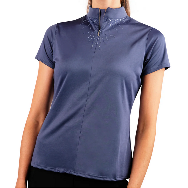 SALE Montar Juliana Mon-Tech Tone-in Tone Shirt - Ocean Blue