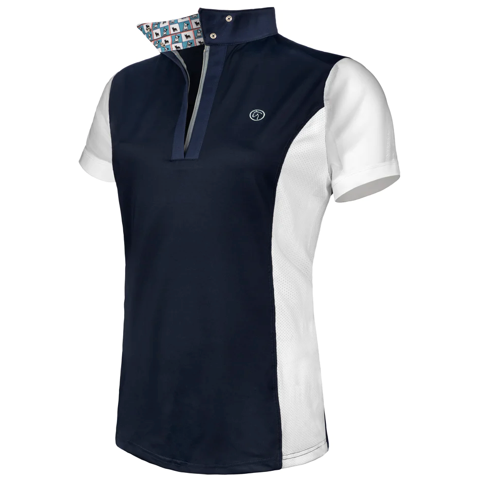 SALE Kathryn Lily ProAir Polo- Navy Frenchie