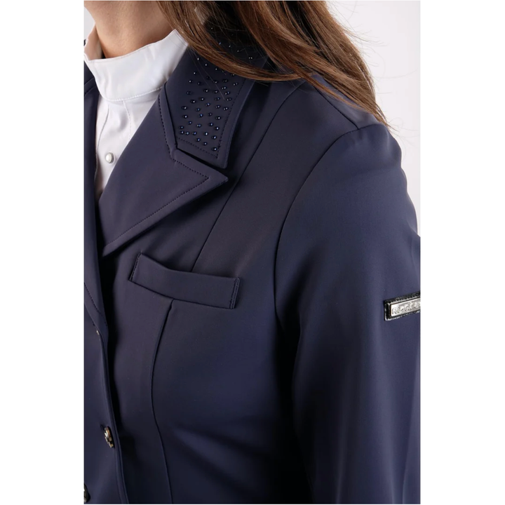 SALE Montar Long Tailcoat w. Crystals – Navy