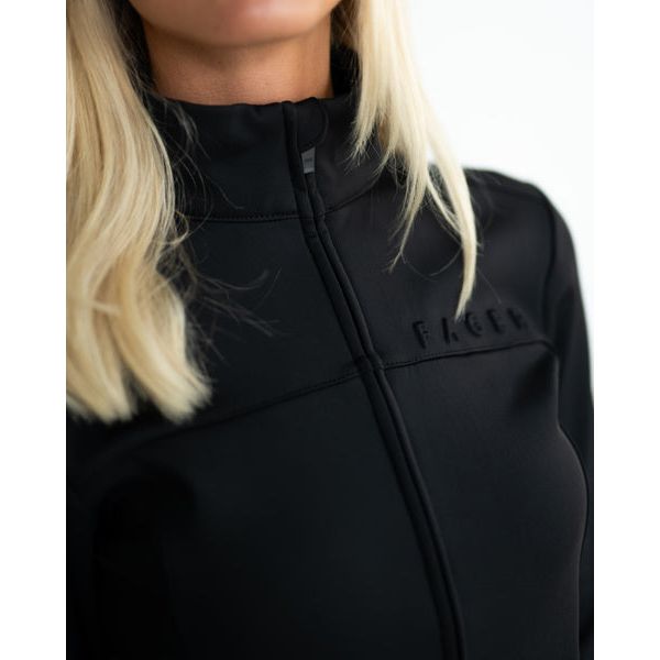 Fager Vera Full zip sport sweater Black