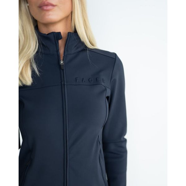 Fager Vera Full zip sport sweater Navy