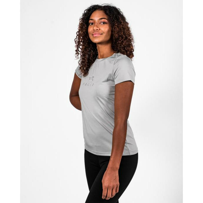 SALE Fager Ida Short Sleeve T-Shirt Light Grey