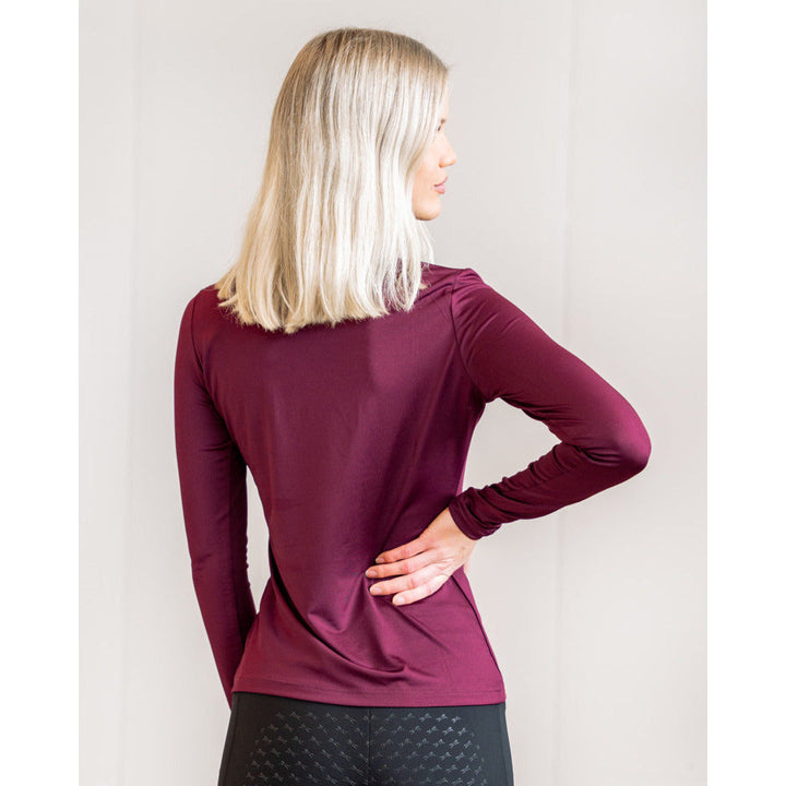 Fager Ida Long sleeve T-shirt Burgundy