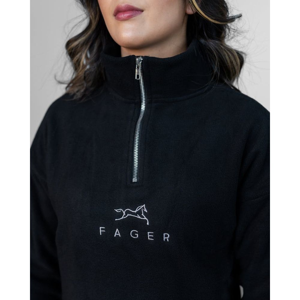 Fager Molly Half-zip fleece Black