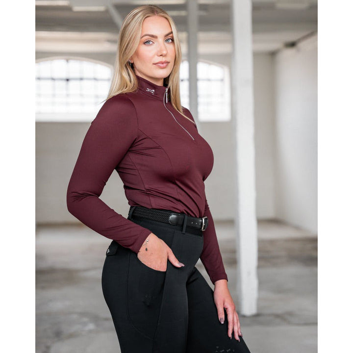 Fager Emma Long Sleeve Burgundy