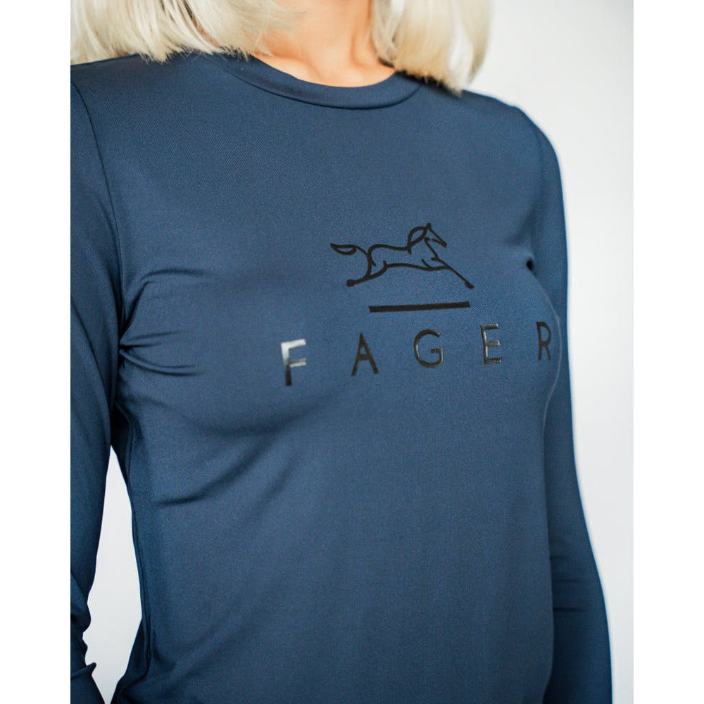 Fager Fia Long Sleeve T-Shirt Navy