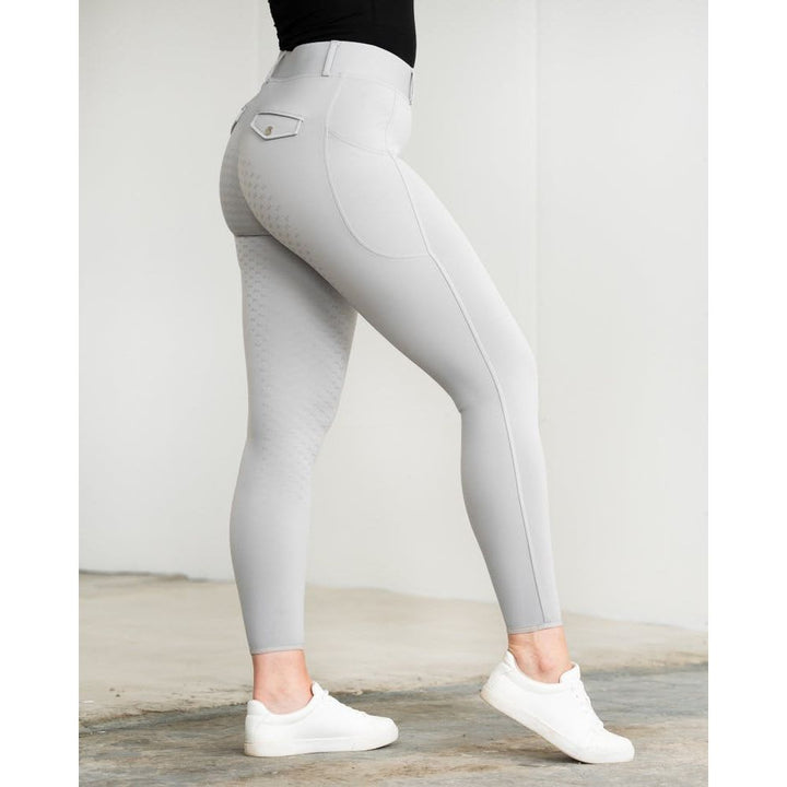 Fager Loui Active Leggings Light Grey Knee Grip