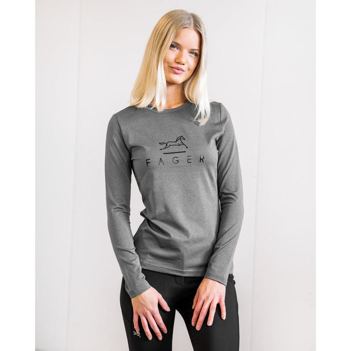 Fager Fia Long sleeve T-shirt Dark grey