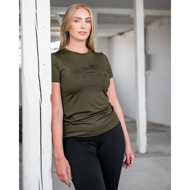 Fager Fia Short Sleeve T-Shirt Green