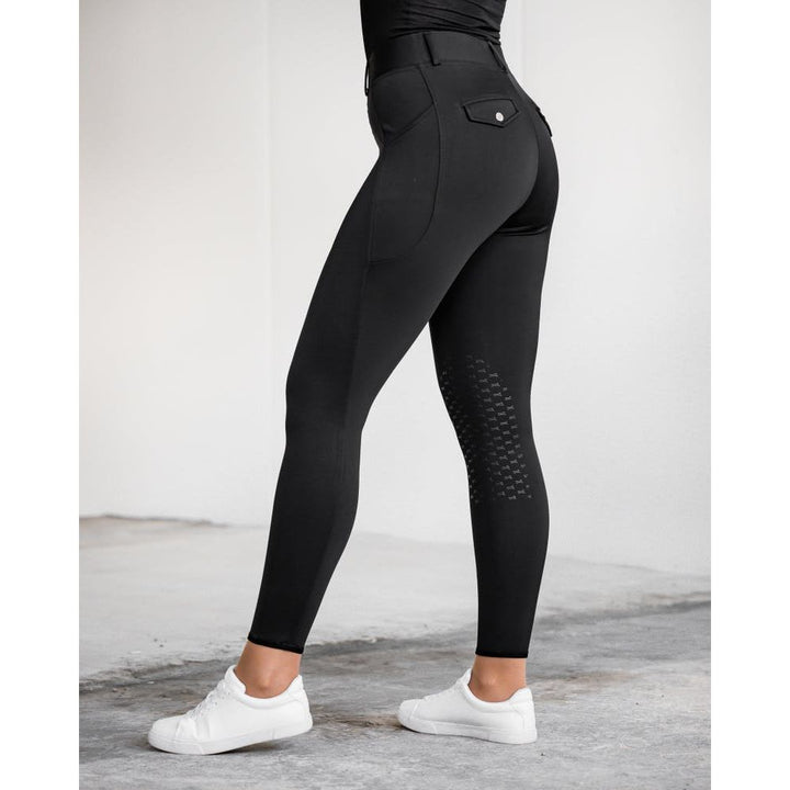 Fager Loui Winter Leggings Black Knee Grip