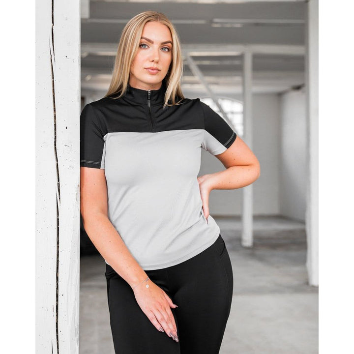 Fager Naomi Short Sleeve Shirt Black/Grey