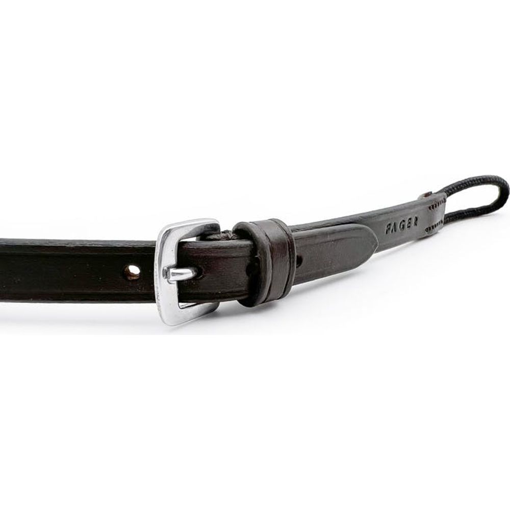 Fager Curb Strap Leather - Brown