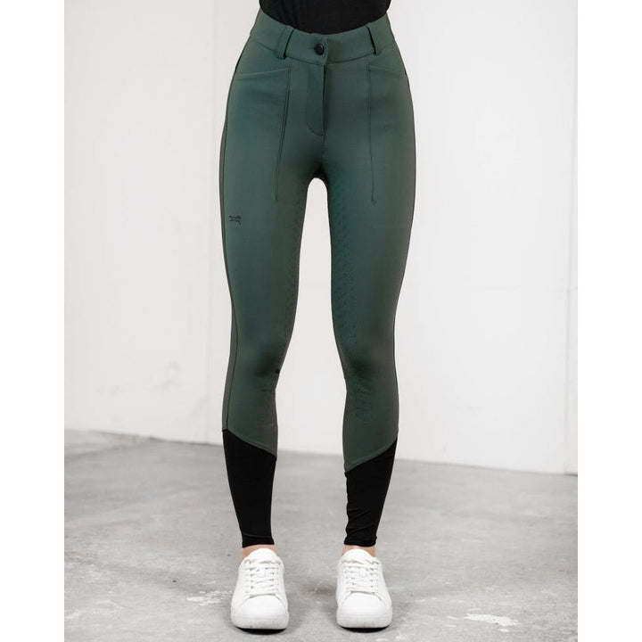 Fager Freya Hybrid breeches Green Half seat