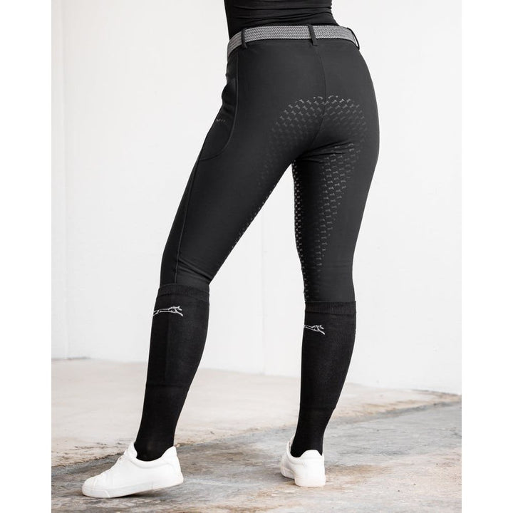 Fager Loui Winter Leggings Black Knee Grip