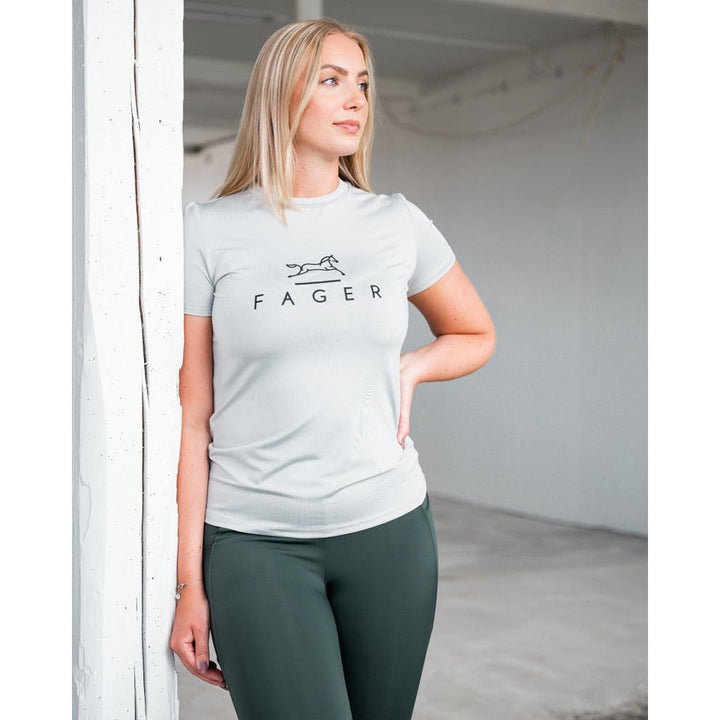 Fager Fia Short Sleeve T-Shirt Grey