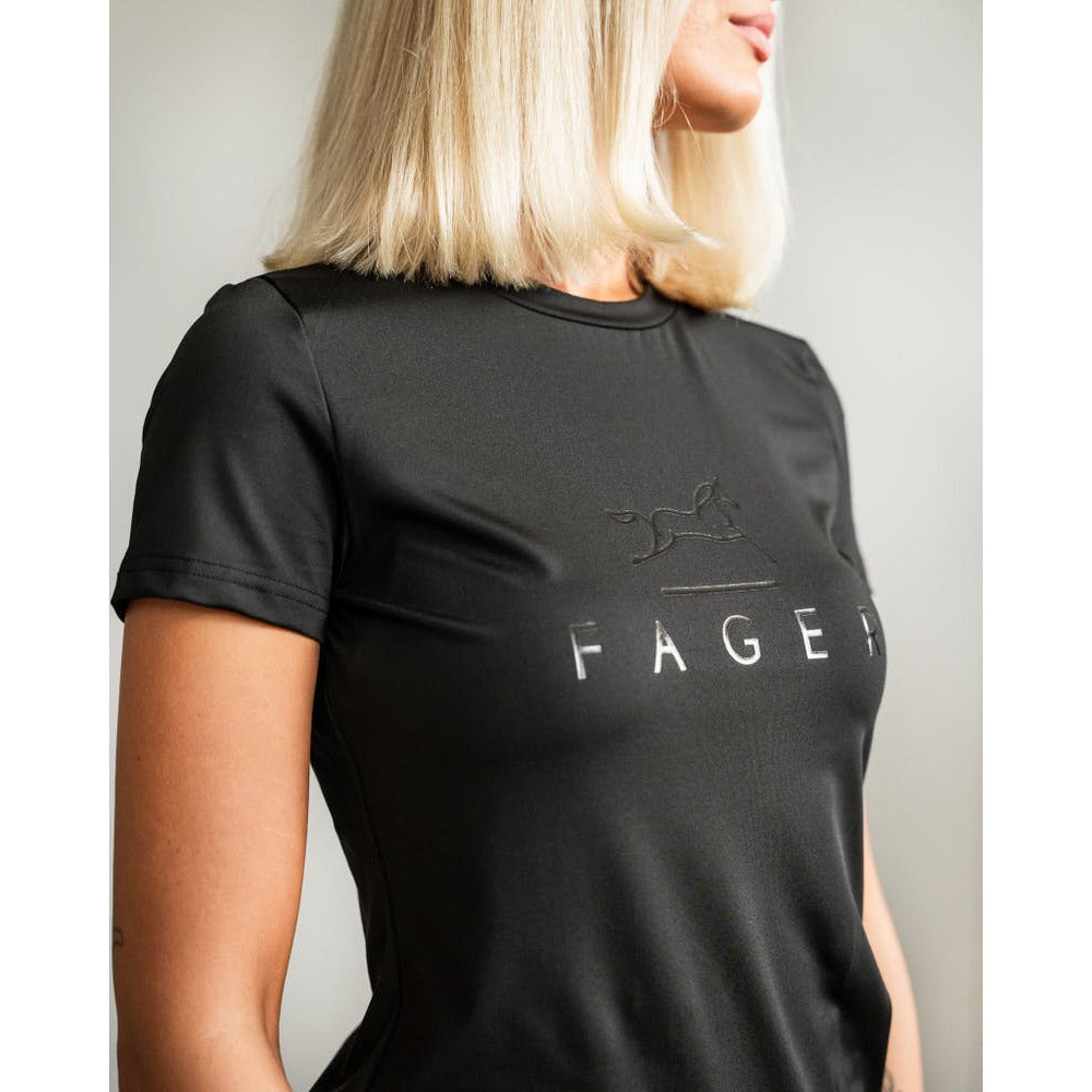 Fager Fia Short Sleeve T-Shirt Black