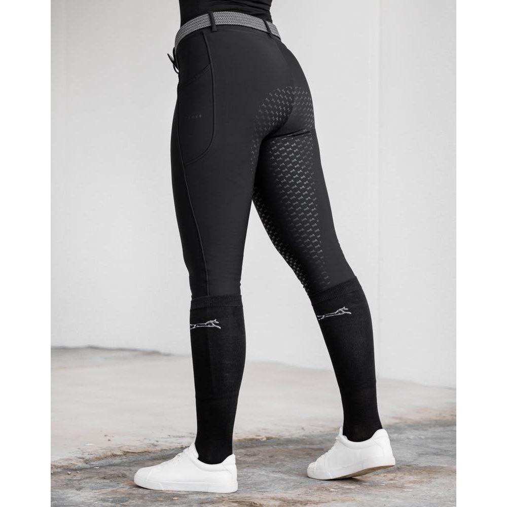 Fager Loui Winter Leggings Black Knee Grip