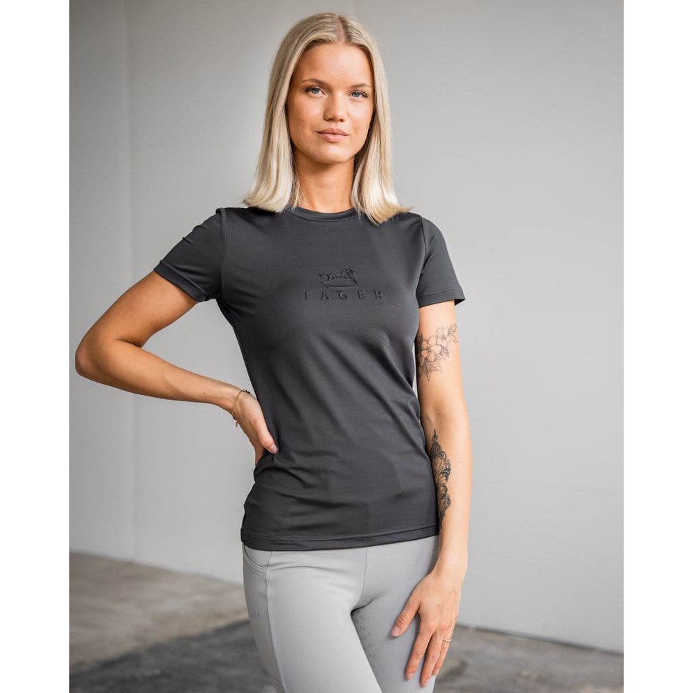 Fager Ida Short Sleeve T-Shirt Dark Grey