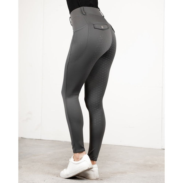 Fager Loui Active Leggings Dark Grey Knee Grip