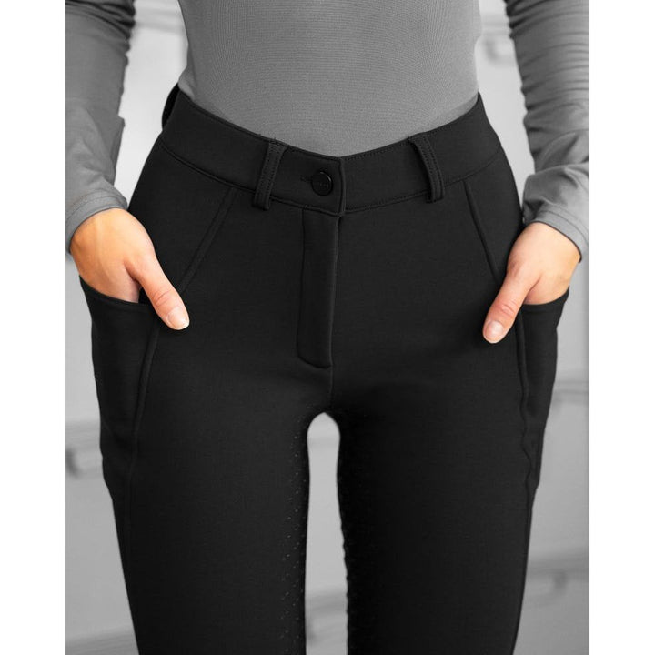 Fager Elsa Winter Breeches Black Knee Grip