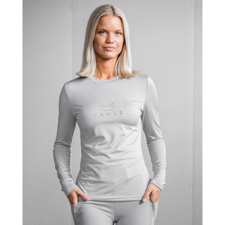 Fager Ida Long Sleeve T-Shirt Light Grey