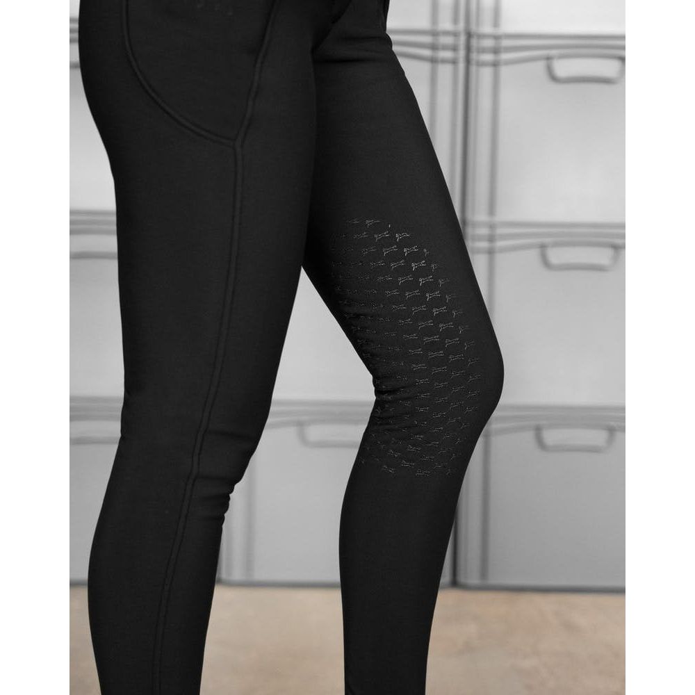 Fager Elsa Winter Breeches Black Knee Grip