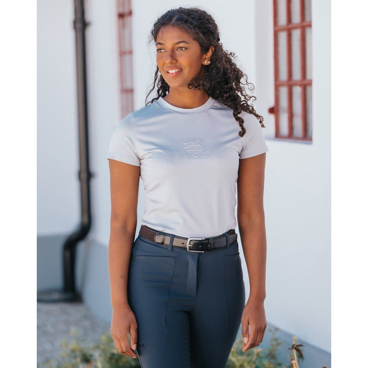 SALE Fager Ida Short Sleeve T-Shirt Light Grey