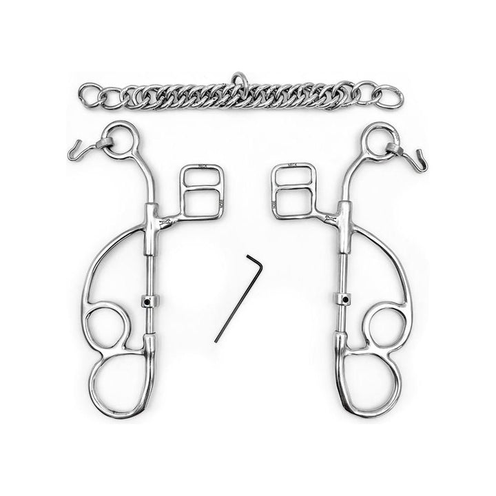 Fager Otto Hackamore Combination Bit Short Shank