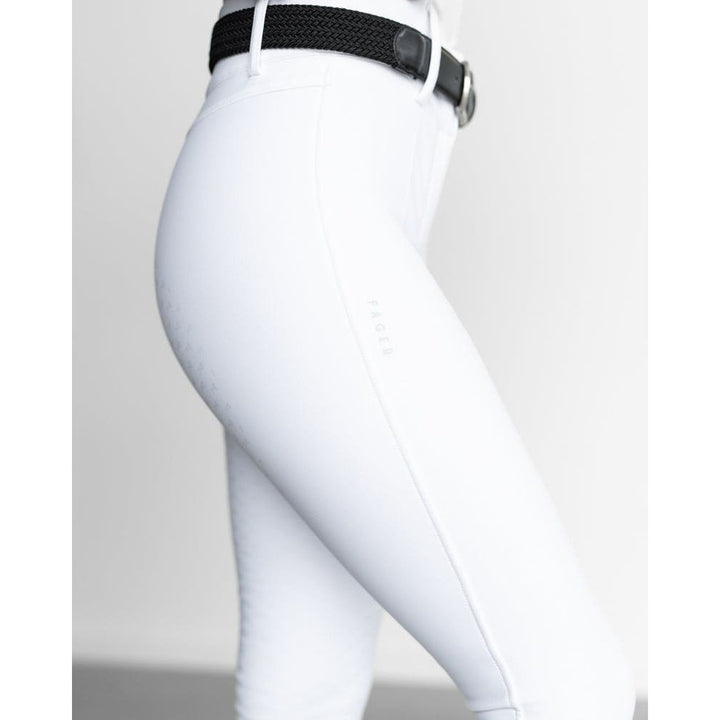 Fager Ronja Competition Breeches White Half Seat