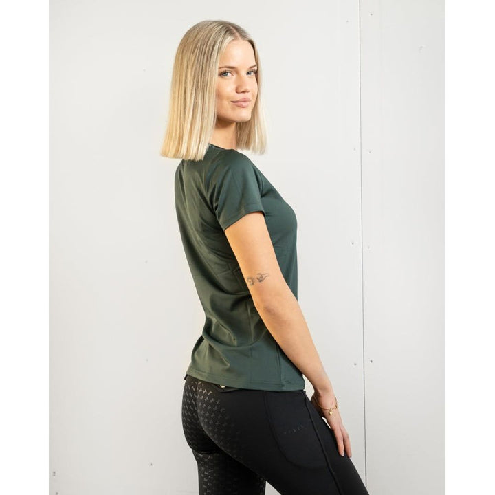 Fager Ida Short sleeve T-shirt Dark green