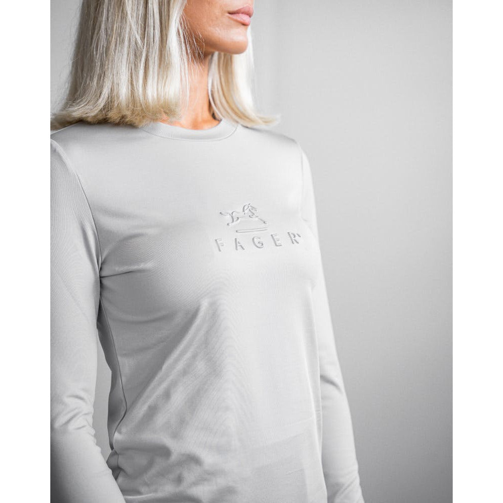 Fager Ida Long Sleeve T-Shirt Light Grey