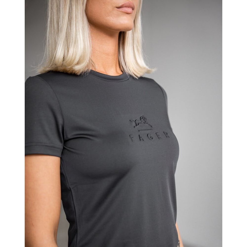 Fager Ida Short Sleeve T-Shirt Dark Grey