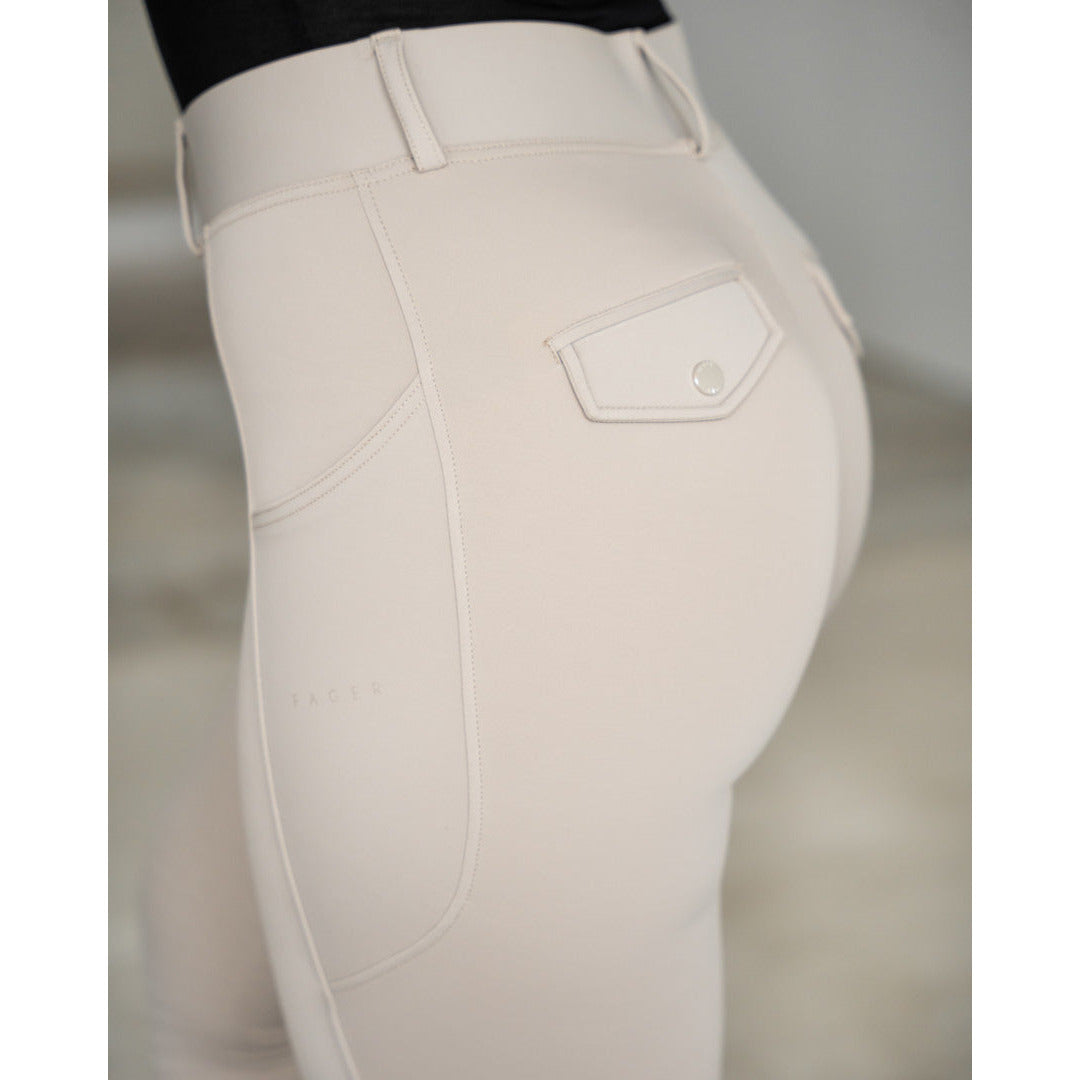 SALE Fager Loui Active Leggings Light Beige Full Grip