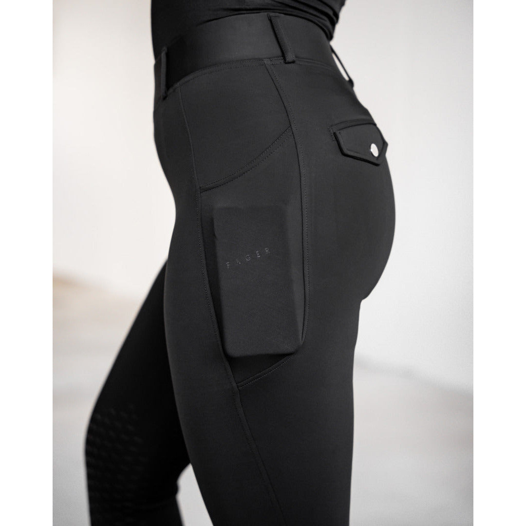 Fager Loui Active Leggings Black Knee Grip