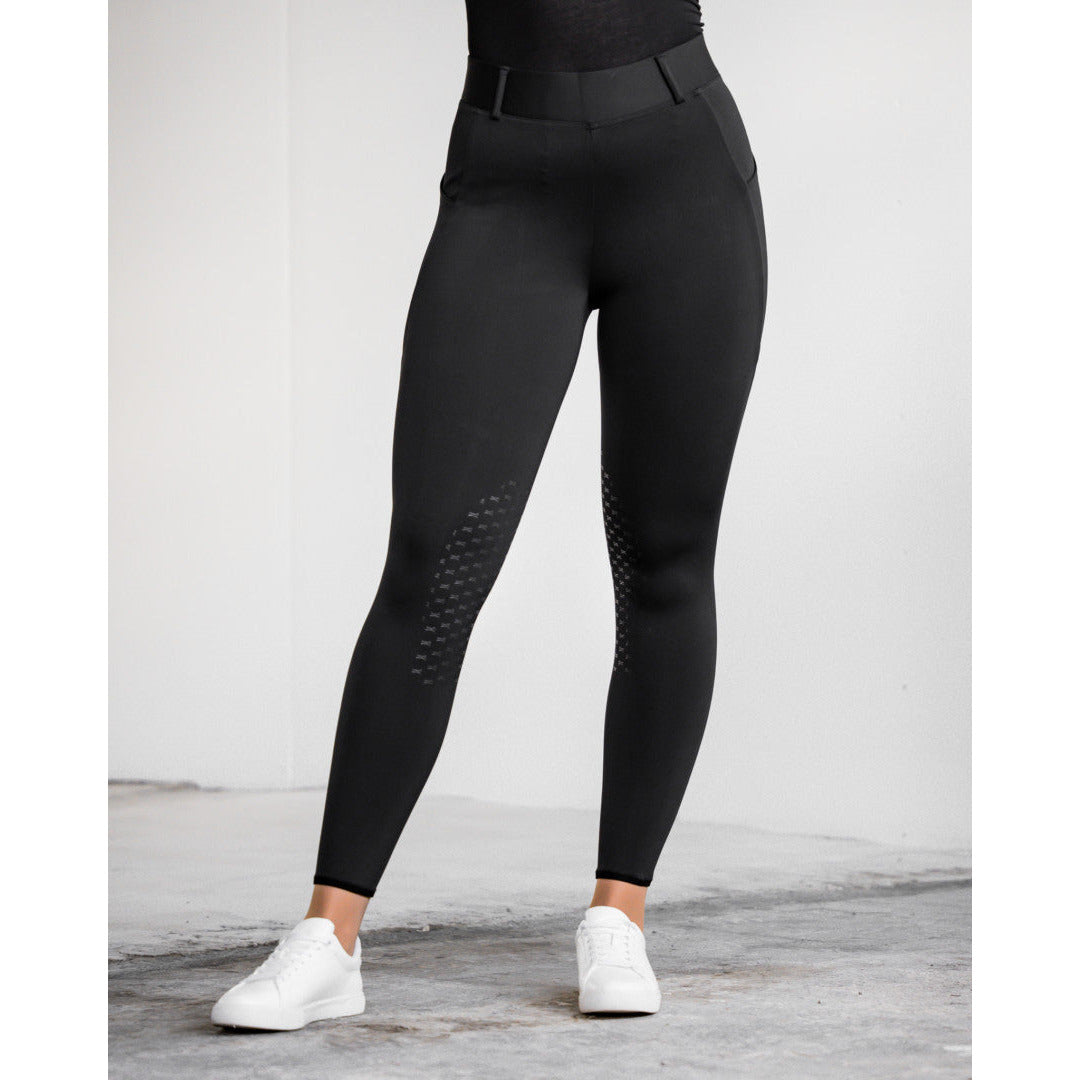 Fager Loui Active Leggings Black Knee Grip