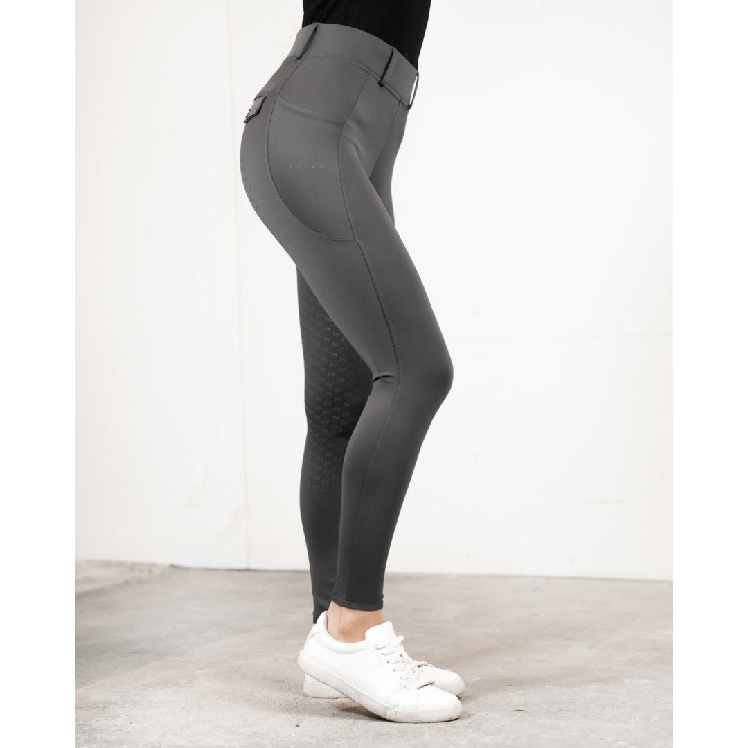 Fager Loui Active Leggings Dark Grey Full Grip