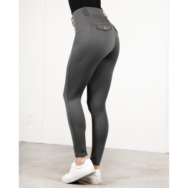 Fager Loui Active Leggings Dark Grey Full Grip