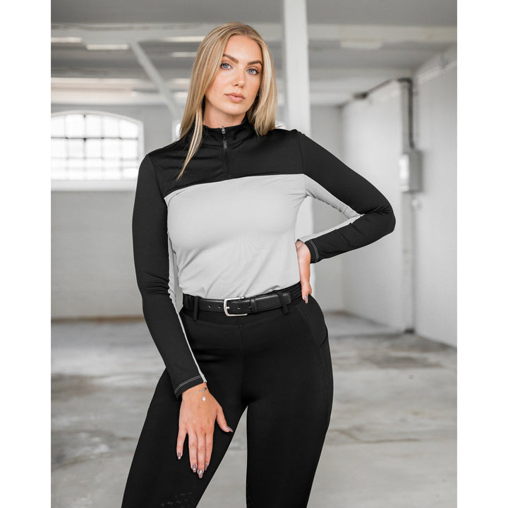 Fager Naomi Long Sleeve Shirt Black/Grey