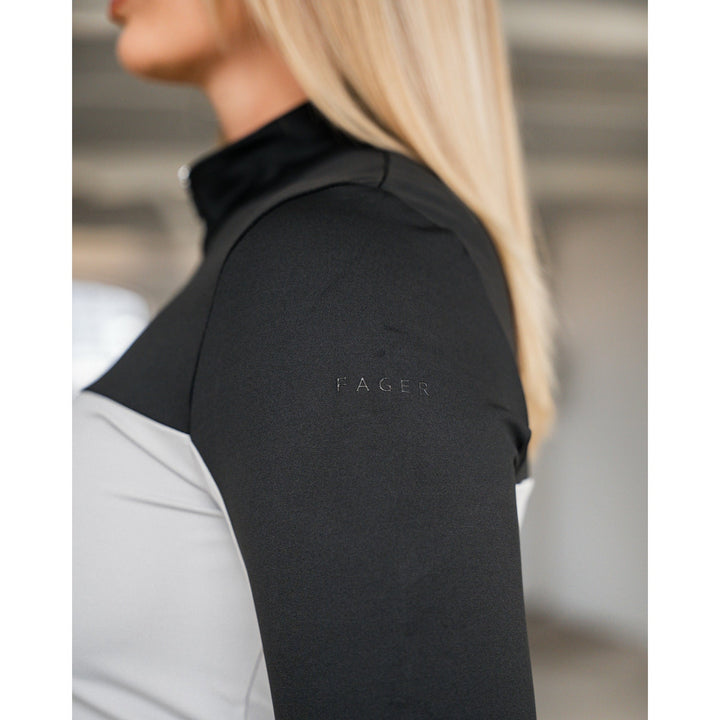 Fager Naomi Long Sleeve Shirt Black/Grey