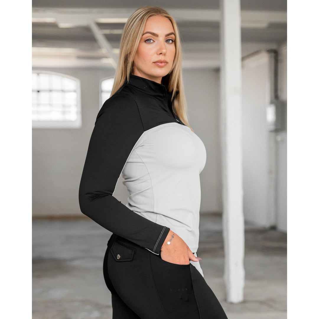 Fager Naomi Long Sleeve Shirt Black/Grey